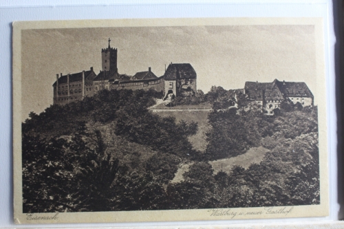 AK Eisenach Wartburg und neuer Gasthof ungebraucht #PD902