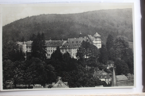AK Stolberg im Harz Schlosspartie 1931 gebraucht #PD908