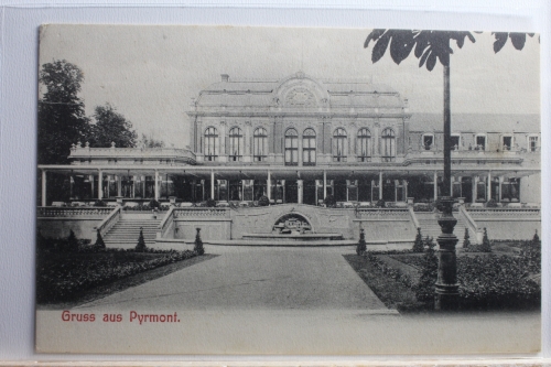 AK Pyrmont Gruss von Pyrmont ungebraucht #PE083