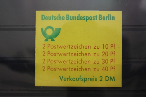 Berlin MH 9cIIb oZ postfrisch Markenheftchen #SE683