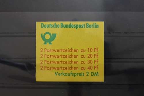 Berlin MH 9dIIa oZ postfrisch Markenheftchen #SE726