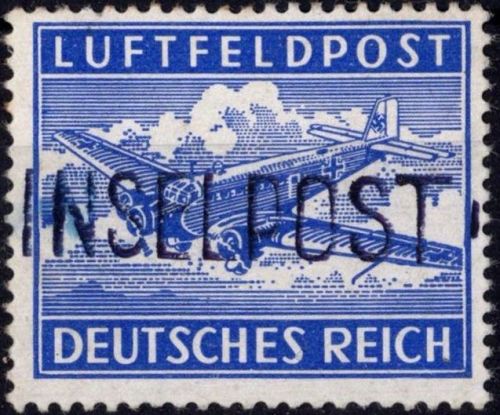 Inselpost 11 A mit Falz Attest Pickenpack #DGQ10