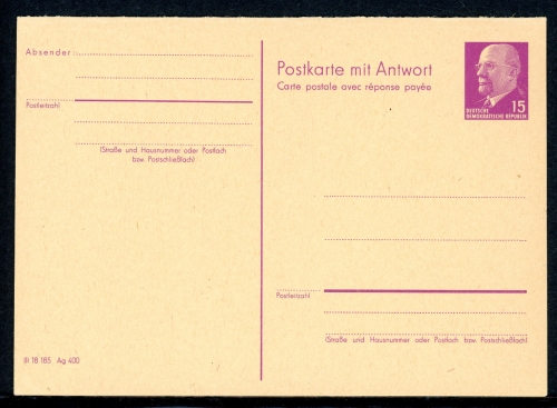 DDR Ganzsache P 78 ungebraucht #IU652
