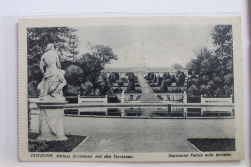 AK Potsdam Schloss Sanssouci mit den Terrassen ungebraucht #PE169