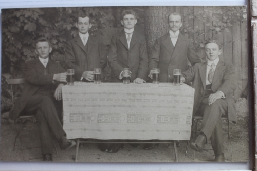 AK Deutschland Gruppenporträt 1912 gebraucht #PE239