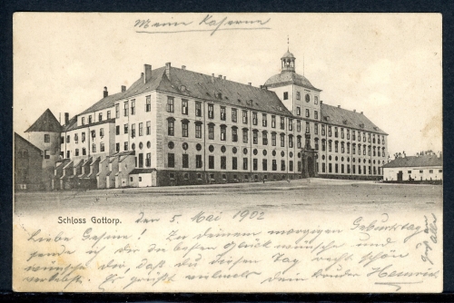 AK Schleswig Schloss Gottorf, Südflügel 5.5.1902 gebraucht #IU968