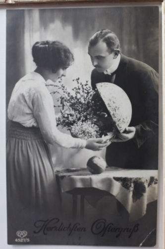 AK Deutschland Grußkarte 1919 gebraucht #PE267