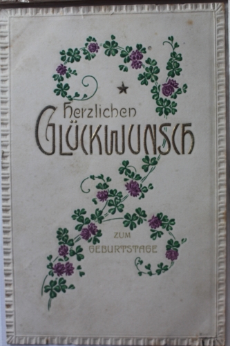 AK Deutschland Grußkarte 1909 gebraucht #PE263