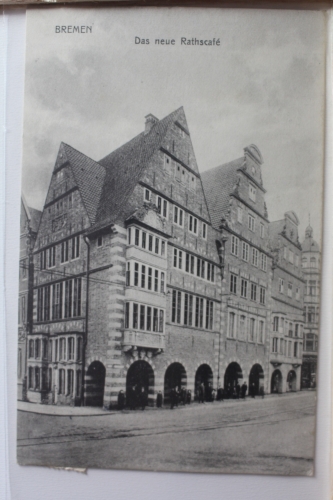 AK Bremen Das neue Rathscafe 1910 gebraucht #PE273
