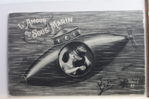 AK Paris L´Amour en Sous Marin ungebraucht #PE287