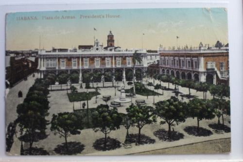 AK Havanna Plaza de Armas - President`s House 1912 gebraucht #PE302
