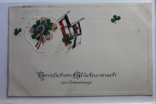 AK Deutschland Grußkarte Feldpost 1916 gebraucht #PE315