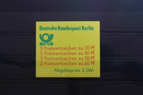 Berlin MH 12a PF II oZ postfrisch Markenheftchen Plattenfehler #SG462