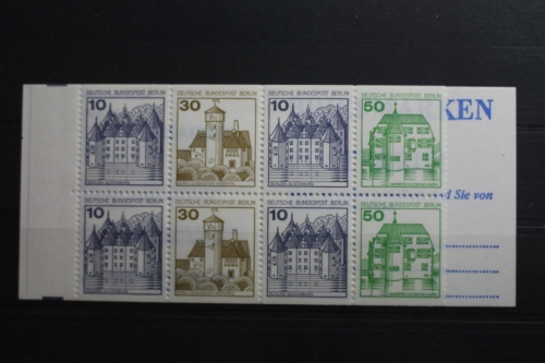 Berlin MH 11ea PF II oZ postfrisch Markenheftchen Plattenfehler #SG832