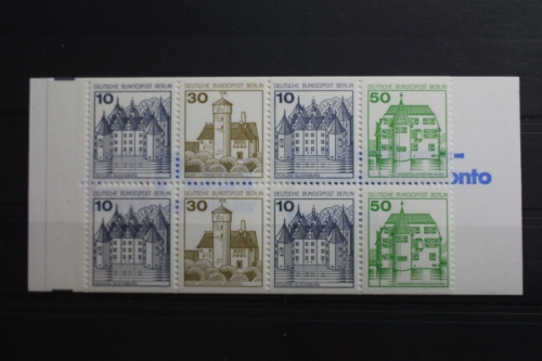 Berlin MH 11h PF II oZ postfrisch Markenheftchen Plattenfehler #SG871
