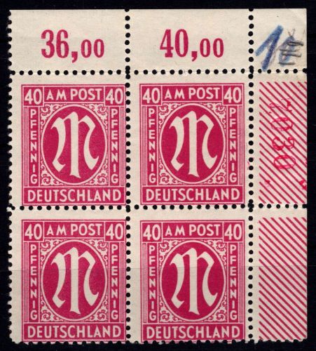 Bi-Zone 30 b Bz r4 postfrisch geprüft Schlegel BPP #DCR82