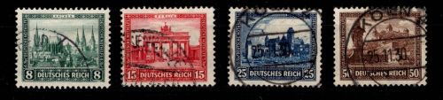 Deutsches Reich 450-453 gestempelt #DID36