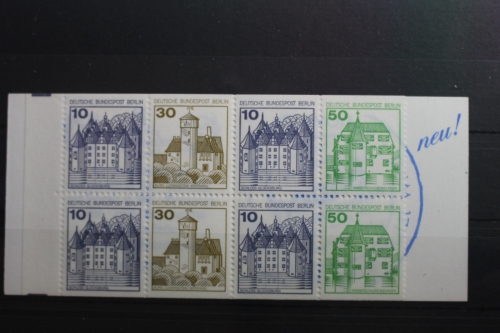 Berlin MH 11f PF III oZ postfrisch Markenheftchen Plattenfehler #SH196