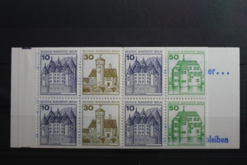Berlin MH 11g PF III oZ postfrisch Markenheftchen Plattenfehler #SH208