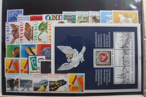 Schweiz Jahrgang 1995 postfrisch