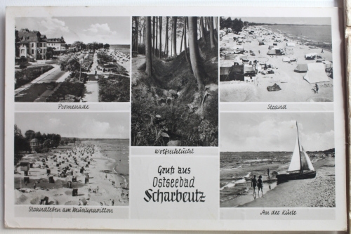 AK Schwarbeutz Mehrbildkarte (Strand, Promenade usw.) gebraucht #PE472