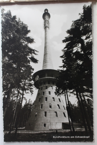 AK Ochsenkopf (Fichtelgebirge) Rundfunkturm (Turmhöhe 176 m) ungebraucht #PE479