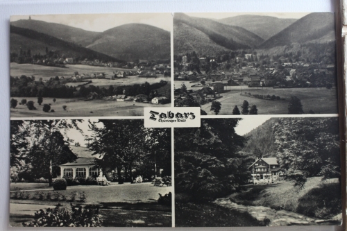 AK Bad Tabarz Mehrbildkarte 1958 gebraucht #PE481