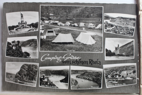 AK Rhein Mehrbildkarte (Bingen, Koblenz usw.) ungebraucht #PE495