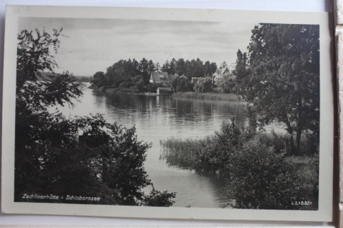 AK Zechlinerhütte Schlabornsee 1954 gebraucht #PE499