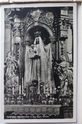 AK Neuzelle Marienaltar in der Kath. Kirche ungebraucht #PE511