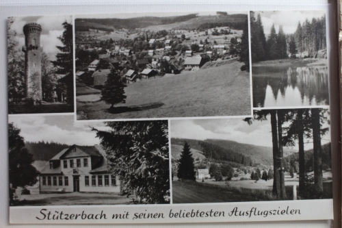 AK Stützerbach mit seinen beliebtesten Ausflugzielen ungebraucht #PE529