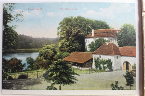 AK Grünewald Am Jagdschloss 1911 gebraucht #PE561