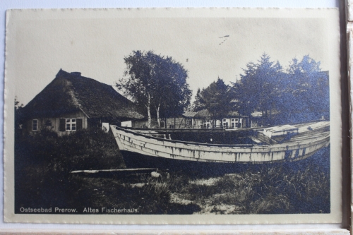 AK Ostseebad Prereow Altes Fischerhaus ungebraucht #PE566