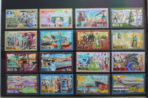 Malta 636-651 postfrisch #SH727