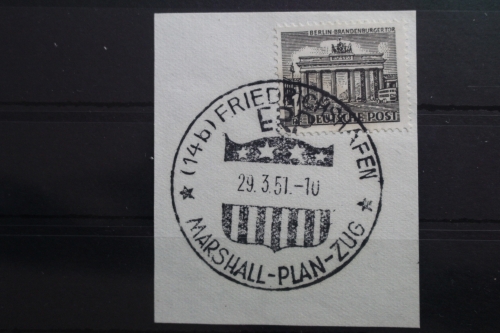 Berlin Marschall-Plan-Zug gestempelt Sonderstempel #SH783
