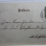 AK Deutschland Grußkarte Künstlerkarte gebraucht #PF030