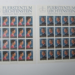Liechtenstein Jahrg. 1984 mit 20x 837-865 postfrisch Bogens. KW. 650,- #SJ414
