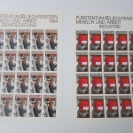Liechtenstein Jahrg. 1984 mit 20x 837-865 postfrisch Bogens. KW. 650,- #SJ414