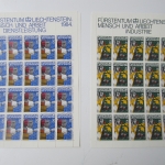 Liechtenstein Jahrg. 1984 mit 20x 837-865 postfrisch Bogens. KW. 650,- #SJ414