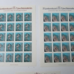 Liechtenstein Jahrg. 1984 mit 20x 837-865 postfrisch Bogens. KW. 650,- #SJ414