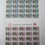 Liechtenstein Jahrgang 1985 mit 866-892 postfrisch Bogensatz KW. 600,- #SJ410