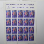 Liechtenstein Jahrgang 1985 mit 866-892 postfrisch Bogensatz KW. 600,- #SJ410