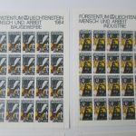 Liechtenstein Jahrg. 1984 mit 20x 837-865 postfrisch Bogens. KW. 650,- #SJ415