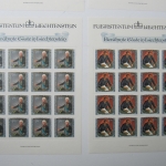 Liechtenstein Jahrg. 1984 mit 20x 837-865 postfrisch Bogens. KW. 650,- #SJ415