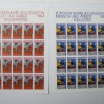 Liechtenstein Jahrg. 1984 mit 20x 837-865 postfrisch Bogens. KW. 650,- #SJ415