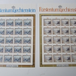 Liechtenstein Jahrg. 1983 mit 20x 816-836 postfrisch Bogens. KW. 630,- #SJ412