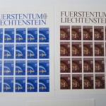 Liechtenstein Jahrg. 1983 mit 20x 816-836 postfrisch Bogens. KW. 630,- #SJ412
