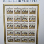 Liechtenstein Jahrg. 1983 mit 20x 816-836 postfrisch Bogens. KW. 630,- #SJ412