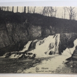 AK Hirson Wasserfall von Blangy Feldpost 1916 gebraucht #PF310