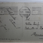 AK Deutschland Grußkarte 1921 gebraucht #PF365
